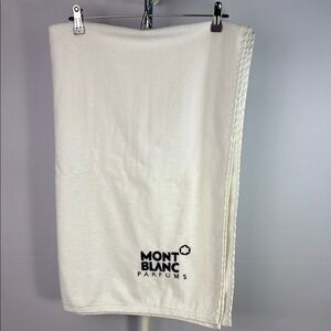 Mont Blanc Parfums White Towel with Logo